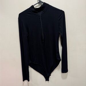 Black Long Sleeve Bodysuit